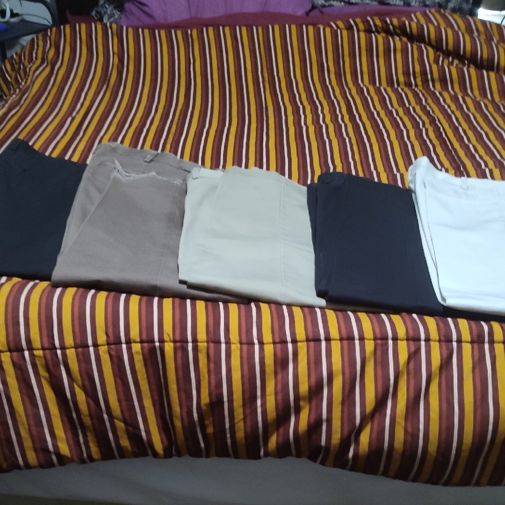 Croft & Barrow Black and Brown Chinos for Everyday Elegance